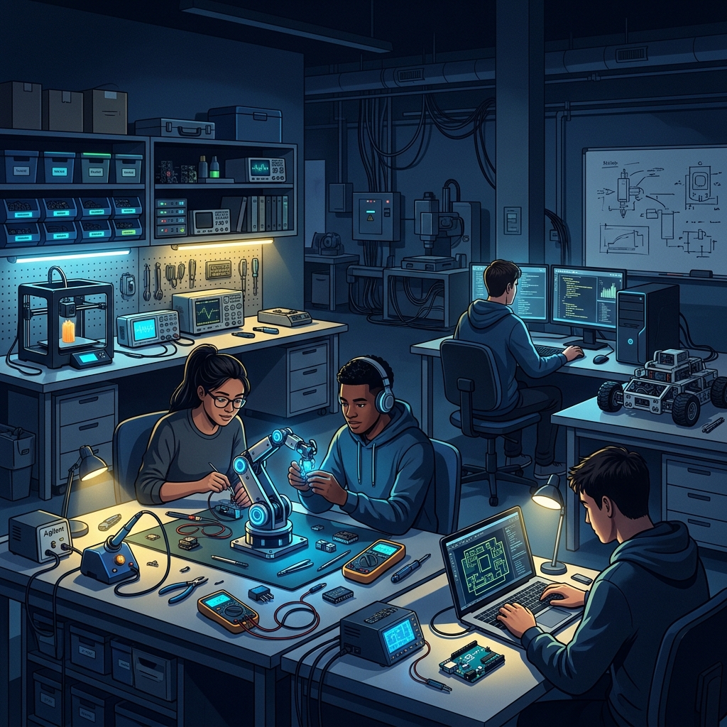 Setting Up a Student Engineering Lab From Scratch